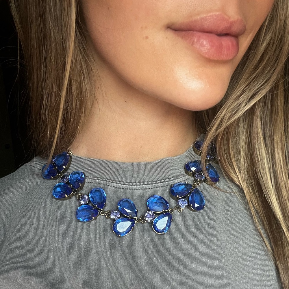BADGLEY MISCHKA // Bold Sapphire Necklace